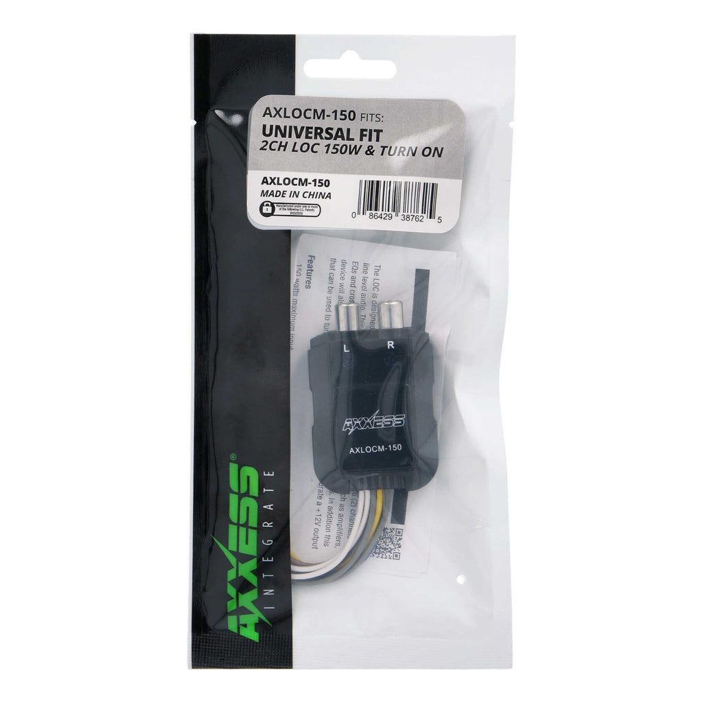 Axxess AXLOCM-150 Mini 150 Watt 2 Channel Line Output Converter