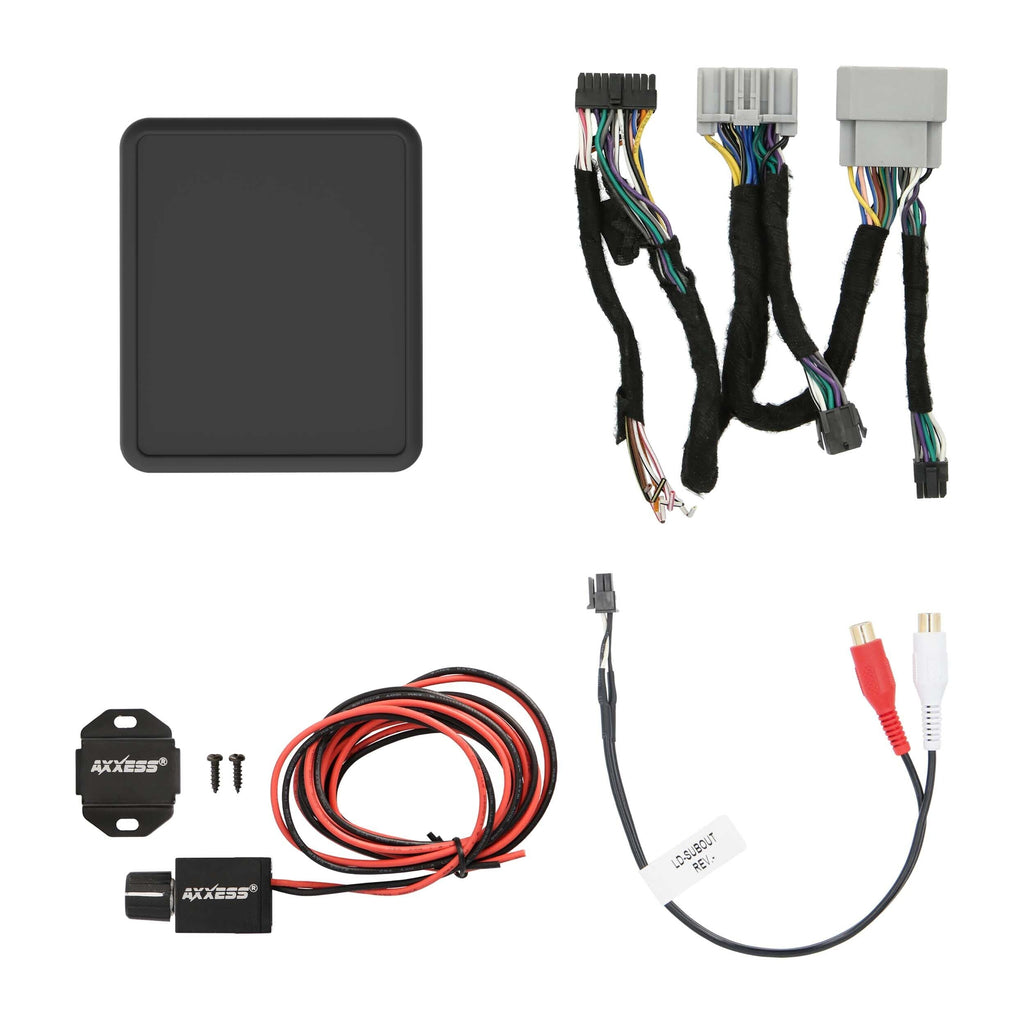 Axxess AXSUB-CH4 CAN-BUS INTERFACE TO PROVIDE SUB -RCA 5-VOLT + VOLUME CONTROL - CHRYSLER 2007-2018