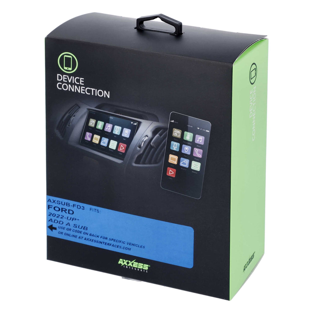 Axxess AXSUB-FD3 CAN-BUS INTERFACE TO PROVIDE SUB -RCA 5-VOLT + VOLUME CONTROL - FORD 2022-UP