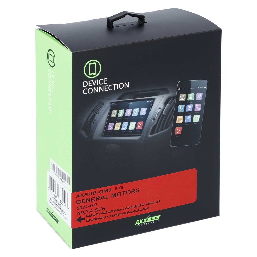 Axxess AXSUB-GM5 CAN-BUS INTERFACE TO PROVIDE SUB -RCA 5-VOLT + VOLUME CONTROL - GENERAL MOTORS 2021-UP