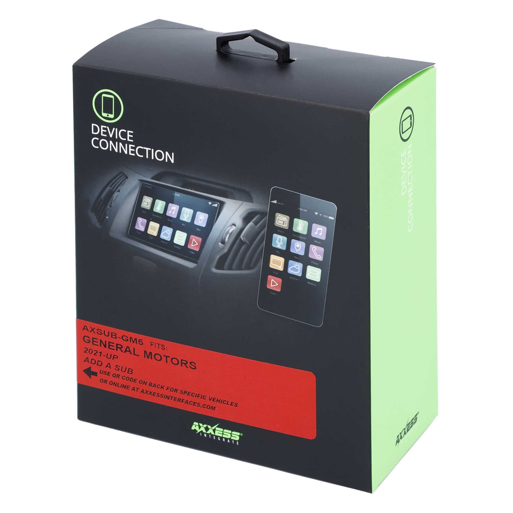 Axxess AXSUB-GM5 CAN-BUS INTERFACE TO PROVIDE SUB -RCA 5-VOLT + VOLUME CONTROL - GENERAL MOTORS 2021-UP