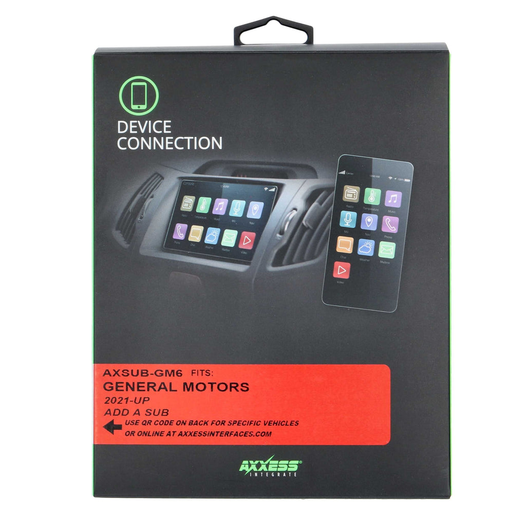 Axxess AXSUB-GM6 CAN-BUS INTERFACE TO PROVIDE SUB -RCA 5-VOLT + VOLUME CONTROL - GENERAL MOTORS 2021-UP