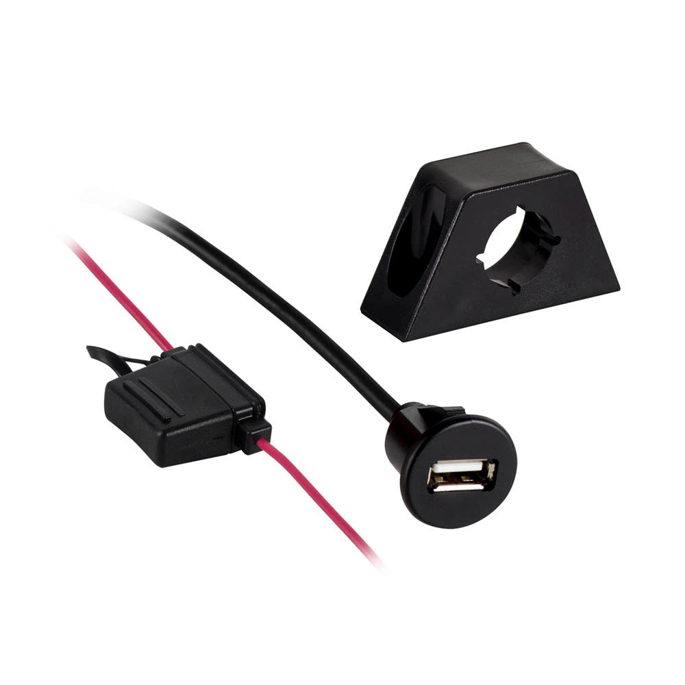 Axxess AXUSB-1PM Universal Panel Mount 2.1 AMP USB Charging Jack