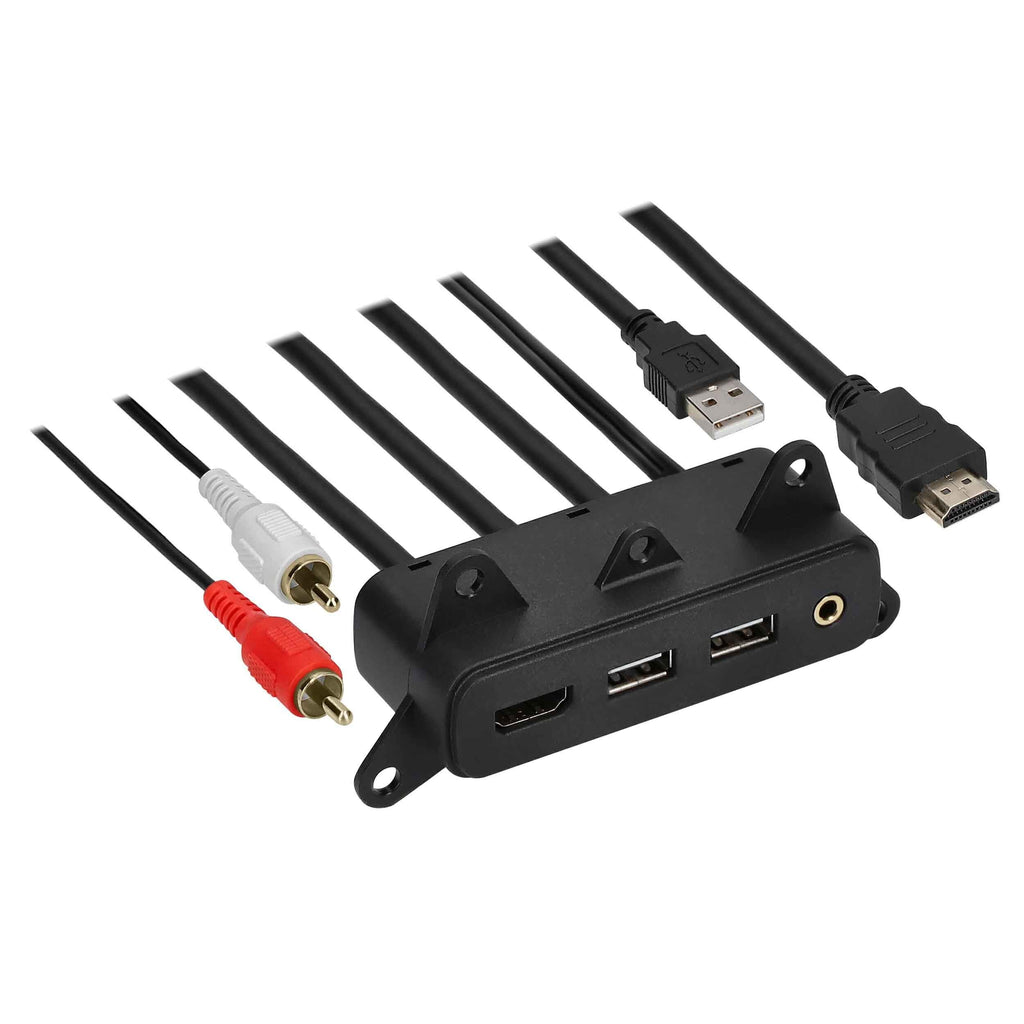 Axxess AXUSB-CH2 USB/AUX/HDMI Replacement Panel 3 Feet - Chrysler/Dodge/Jeep 2015-Up