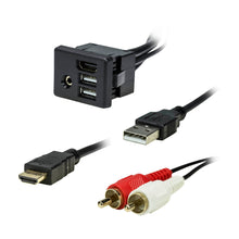 Load image into Gallery viewer, Axxess AXUSB-GM6 USB/AUX/HDMI Replacement Panel 3 Ft - GM/Buick 2014-Up