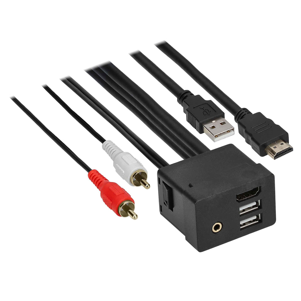 Axxess AXUSB-HK3 USB/AUX/HDMI Replacement Panel 3 Feet - Hyundai/Kia 2014-Up