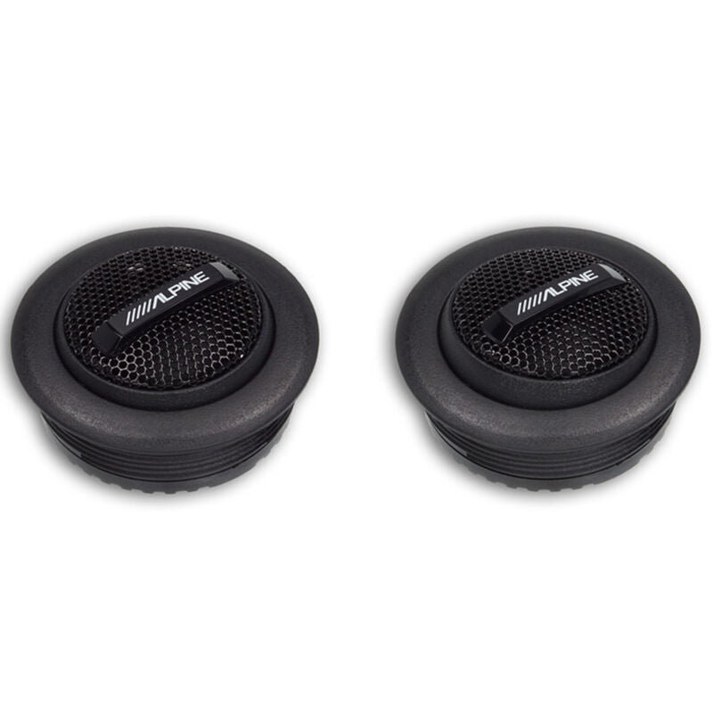 Alpine S-S65 6.5" 480W 2 Way Coaxial & S-S10TW 240W 1" Silk Dome Tweeter
