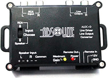 Load image into Gallery viewer, Car Stereo Speaker Wire Line-Out Converter To RCA Cable with Trigger Line Driver