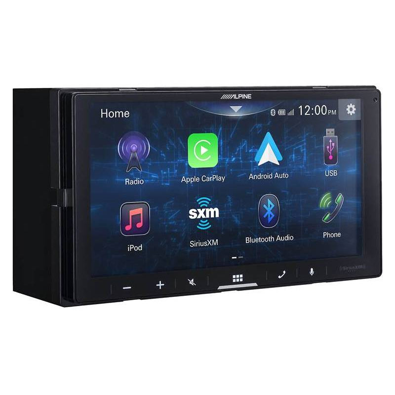 Alpine ILX-W770 7" Wireless Apple CarPlay Android Auto & SXE-6926S 6x9" Speaker, Mobile Holder, Tape