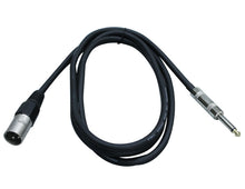 Load image into Gallery viewer, MR DJ CQXM12 12' Pro PA DJ Karaoke XLR Male to 1/4" TS Mono Male Plug Speaker Wire Cable