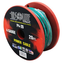 Load image into Gallery viewer, Absolute P4-20GR 20' 4-Gauge Green Copper Mix Power Ground Wire Cable
