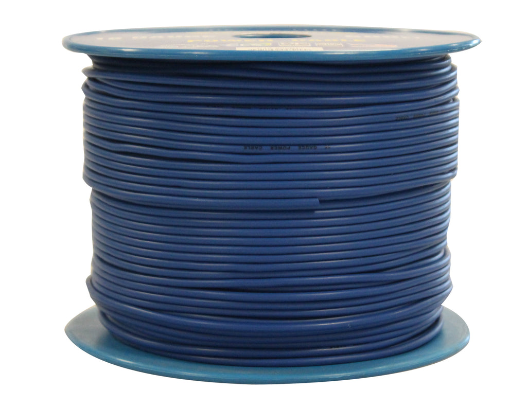 Absolute P16-500BLUE 16 Gauge 500-Feet Blue Spool Primary Power Wire Cable