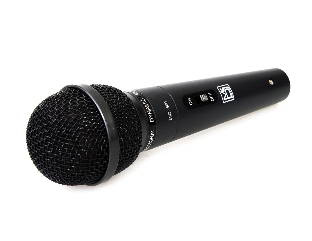 4 MR DJ MIC500 Professional Handheld Hypercardioid Dynamic Microphone 12 FT XLR-to-1/4" Cable