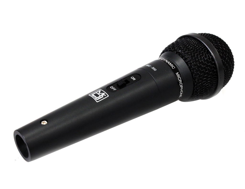 4 MR DJ MIC500 Professional Handheld Hypercardioid Dynamic Microphone 12 FT XLR-to-1/4" Cable