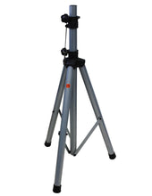 Load image into Gallery viewer, MR DJ SS350S Universal Silver Folding Tripod PRO PA DJ On Stage Speaker Stand