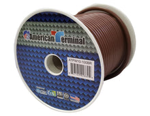 Load image into Gallery viewer, American Terminal ATPW10-100BR 10GA 100' Brown Primary Remote Power Ground Wire
