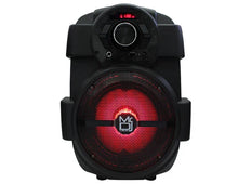 Load image into Gallery viewer, 6.5" Rechargeable Speaker Karaoke DJ System LED Light USB/AUX/FM