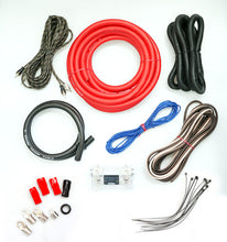 Load image into Gallery viewer, Complete 5000W 0 Gauge Car Amplifier Installation Wiring Kit Amp PK1 0 Ga Blue