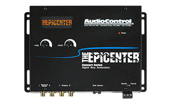 Audio Control The Epicenter Digital Bass Restoration Bass Booster Remote + 4 Gauge Amp Kit