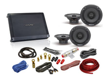 Load image into Gallery viewer, Alpine Bundle 1-Pair SPE-6000 6.5" Coax speakers, 1-Pair SPE-5000 5.25" Coax, BBX-F1200 280W 4-Ch Amp and Wiring