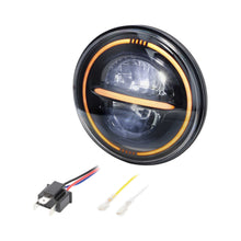 Load image into Gallery viewer, Saddle Tramp BC-709B 7" Reflector Headlight with Full Halo