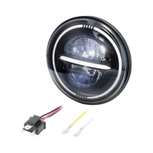 Load image into Gallery viewer, Saddle Tramp BC-709B 7" Reflector Headlight with Full Halo