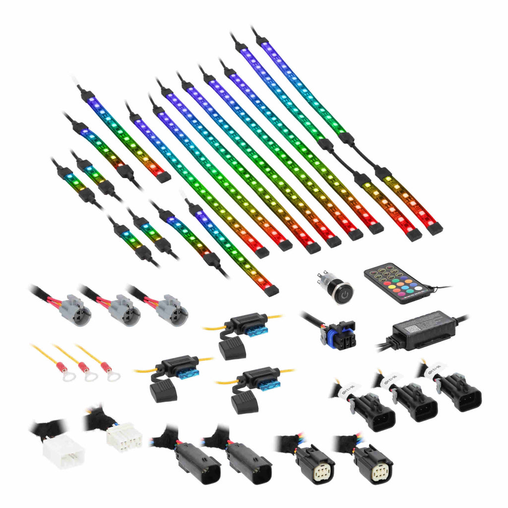 Saddle Tramp BC-CHASE-K1 16-Piece Chasing LED Strip Kit