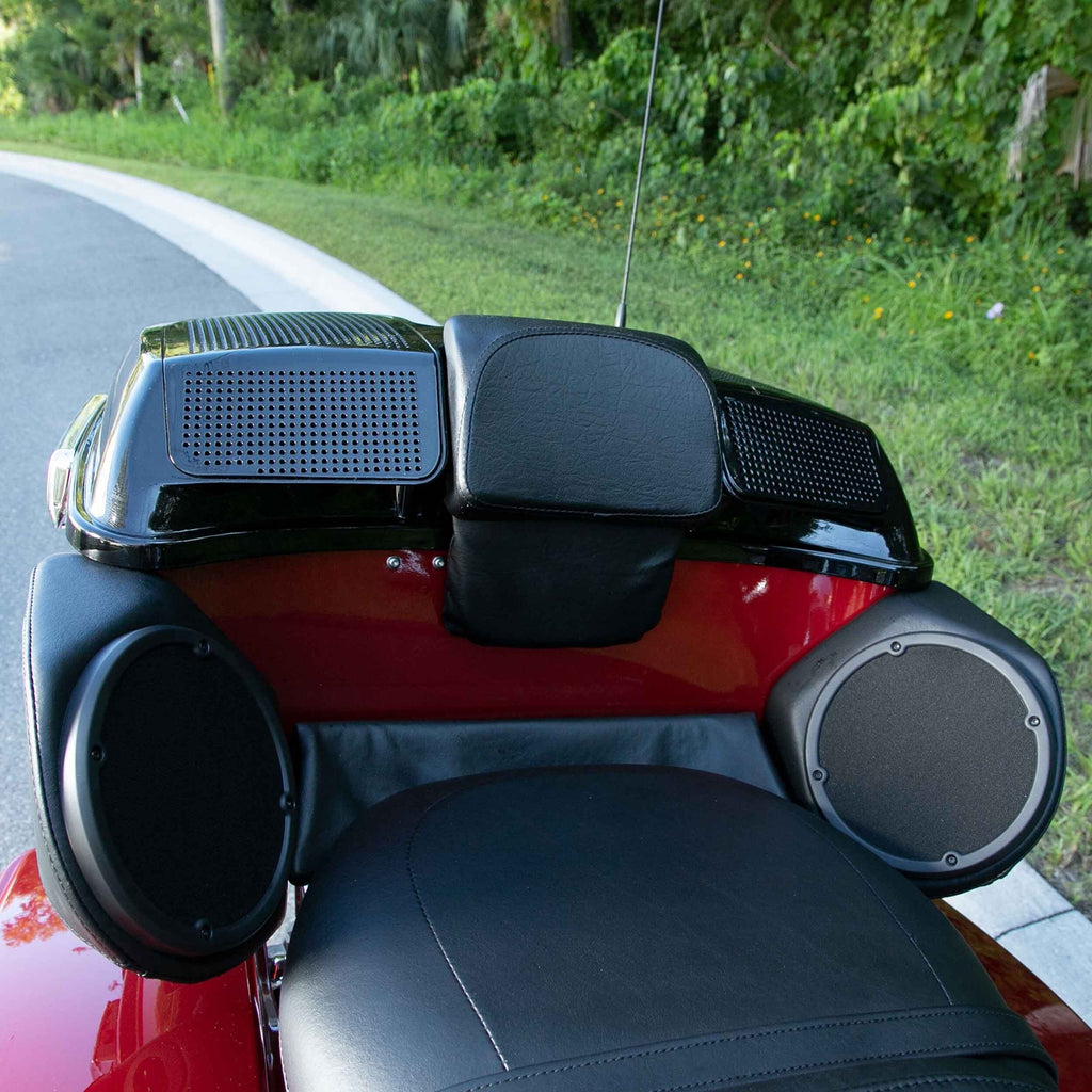 Saddle Tramp BC-TP6914U Tour-Pak style Lid with Speaker Adapters - Compatible Fits for Select Harley-Davidson® Models 2014-2023.5
