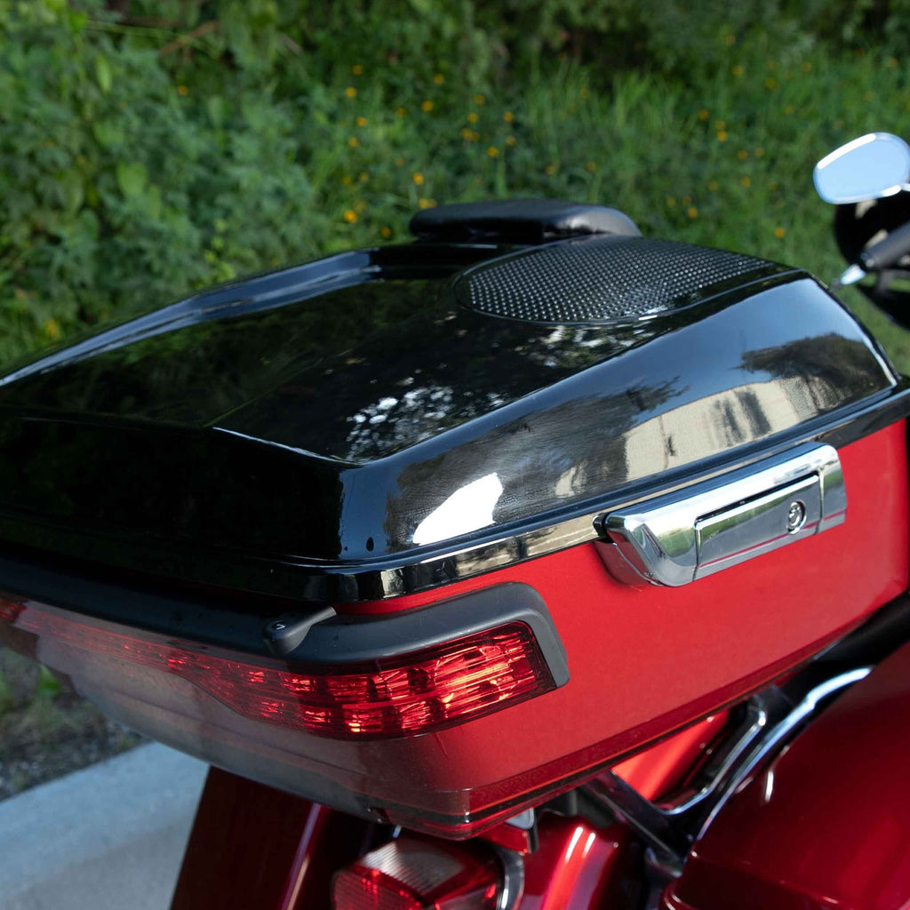 Saddle Tramp BC-TP6914U Tour-Pak style Lid with Speaker Adapters - Compatible Fits for Select Harley-Davidson® Models 2014-2023.5