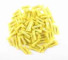 Load image into Gallery viewer, MK Audio KBC1210Y 500pcs 12 - 10 Gauge Yellow insulated Nylon crimp Butt Connectors