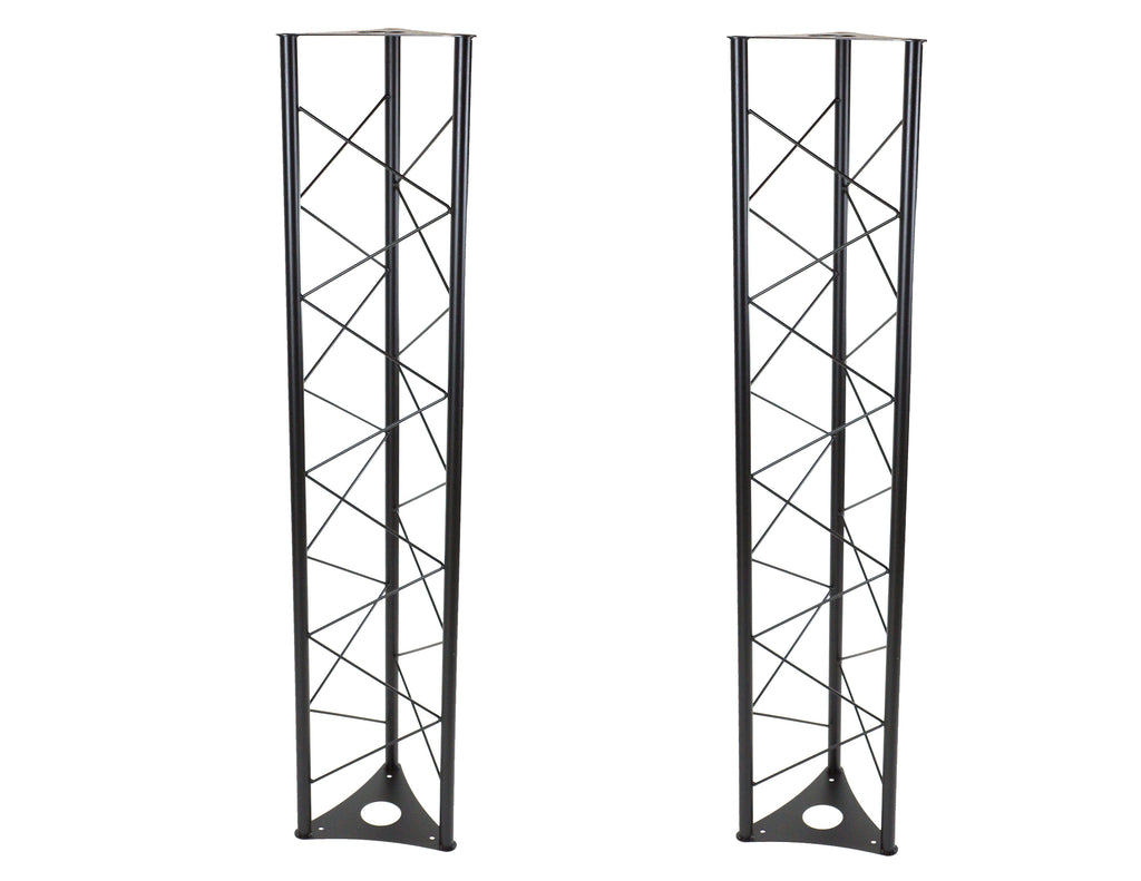 2 MR DJ LSBT5-10 5FT X 10" Triangle Bolted Truss Extension Heavy Duty DJ Lighting Truss Segment