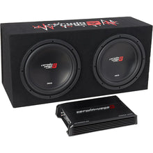 Load image into Gallery viewer, Cerwin Vega BKX212V XED Series Dual 12" Vented Enclosure &amp; Amplifier Bass Package