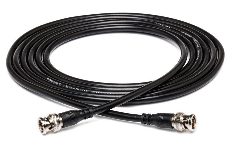 Hosa BNC-59-150 75-ohm RG-59/U BNC to BNC Coax Cable - 50 foot