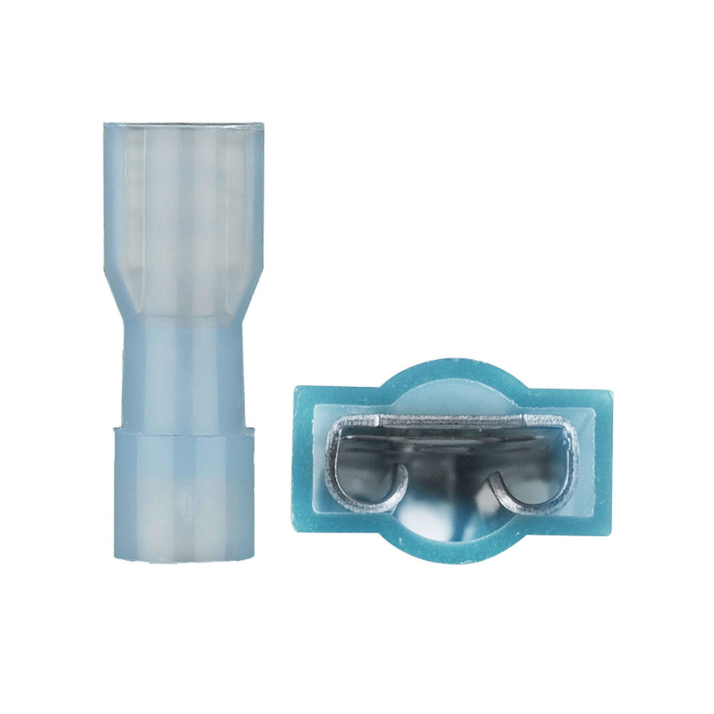 Install Bay BNFD250F Blue Nylon Female Quick Disconnect 16-14 Gauge .250