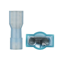 Load image into Gallery viewer, Install Bay BNFD250F Blue Nylon Female Quick Disconnect 16-14 Gauge .250