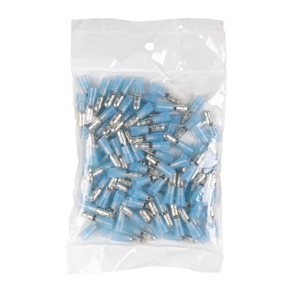 Install Bay BNMB180 Blue Nylon Male Bullet Connector 16-14 Gauge .180 100P
