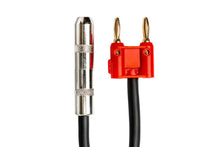 Load image into Gallery viewer, Hosa BNP-116RD 1/4-inch TS Female to Dual Banana Speaker Adapter - Red