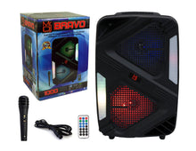 Load image into Gallery viewer, Mr. Dj BRAVO Dual 6.5" Portable Bluetooth Speaker Dual 6.5" Portable PA DJ Active Powered Bluetooth TWS Speaker 1000 Watts LCD/MP3/USB/micro SD