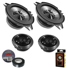 Load image into Gallery viewer, Alpine BRV-S40C 4" BassRev Series 2-Way 4-ohm Component Speaker System Bundle