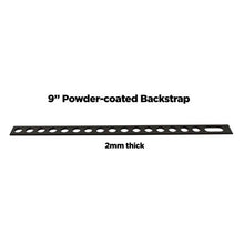 Load image into Gallery viewer, Install Bay BS9BK Metal Mounting Backstrap 9 Inch Black Powder Coated - Each