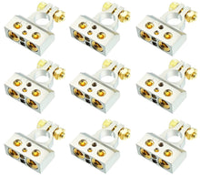 Load image into Gallery viewer, 9 Absolute BTC300N 0/2/4/6/8 AWG Single Negative Power Battery Terminal Connectors Chrome