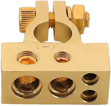 Load image into Gallery viewer, Absolute BTG300N 0/2/4/6/8 AWG Gold Single Negative Battery Terminal Connector