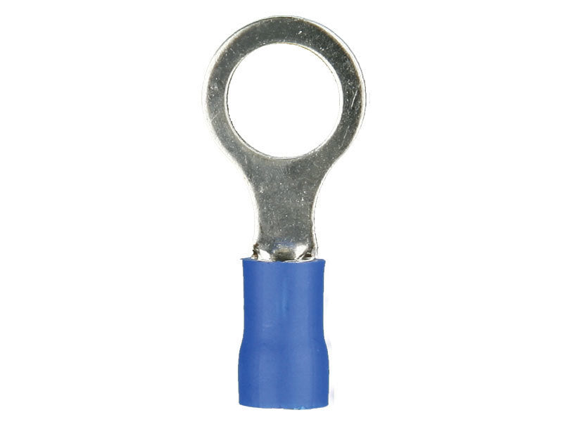 Install Bay BVRT516 Blue Vinyl Ring Terminal 16-14 Gauge 5/16 inch