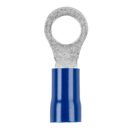 Install Bay BVRT638 Blue Vinyl Ring Terminal 6 Gauge 3/8 Inch - Package of 25