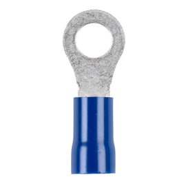Install Bay BVRT6516 Blue Vinyl Ring Terminal 6 Gauge 5/16 inch - Package of 25