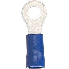 Load image into Gallery viewer, Install Bay BVRT8 Blue Vinyl Ring Terminal 16-14 Gauge #8 - Package of 100