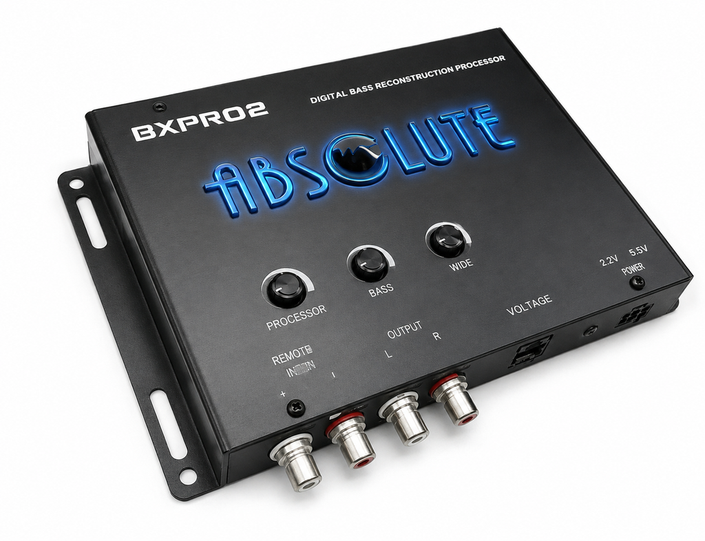 Absolute BXPRO2 Digital Bass Reconstruction Processor + Dash Mount Remote