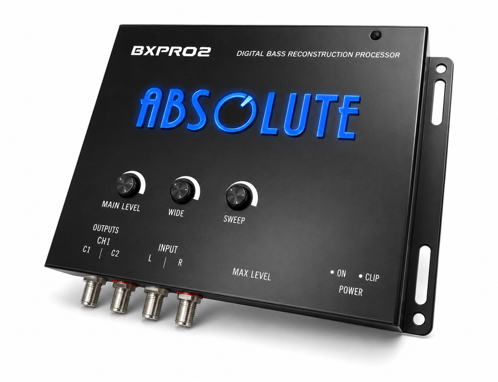 Absolute BXPRO2 Digital Bass Reconstruction Processor + Dash Mount Remote