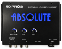 Load image into Gallery viewer, 2 Absolute BXPRO2 Digital Bass Maximizer Processor with Dash Mount Remote
