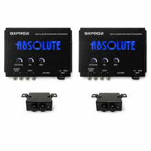 Load image into Gallery viewer, 2 Absolute BXPRO2 Digital Bass Maximizer Processor with Dash Mount Remote